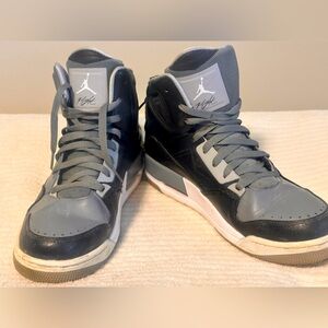 Nike Air Jordan Flight SC-3 Gray White Black Men's U.S 9.5 Basketball mid high